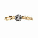 Holy Water St. Benedict Bracelet, Gold