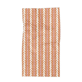 Frond Orange Beach Towel