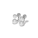 Meridian Petite Sphere Post Drop Earrings