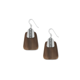 Pretty Tough Geo Horn French Wire Earrings