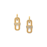 Meridian Aurora Link Post Drop Earrings
