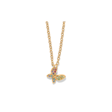 Enchanting Gem Butterfly Necklace
