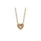 Enchanting Gem Heart Necklace