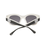 Contempo Medallion Dual Tone Sunglasses