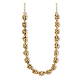 Interlok Single Knot Collar Necklace, Gold