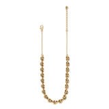 Interlok Single Knot Collar Necklace, Gold