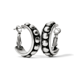 Pretty Tough Stud Leverback Hoop Earrings, Medium