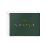 Amazing Congrats Greeting Card