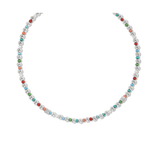Meridian Petite Necklace, Silver