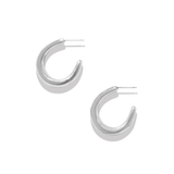 Cascade Rio Hoop Earrings, Silver