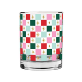 DOF Glass, Holiday Checkerboard