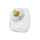 Cookie Jar with Sky Check Lid
