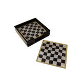 Courtly Check Glass Coasters, Set of 4