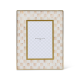 Mocha Check 4" x 6" Glass Frame