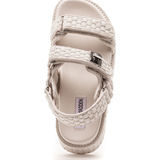 Bigmona Natural Raffia Platform Sandal