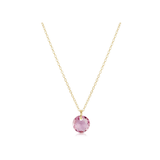 16" Necklace Gold - Reflection Small Charm - 02