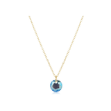 16" Necklace Gold - Reflection Small Charm - 03