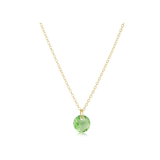 16" Necklace Gold - Reflection Small Charm - 08