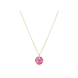 16" Necklace Gold - Reflection Small Charm - 10