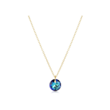 16" Necklace Gold - Reflection Small Charm - 12