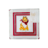 Handpainted Collie w/ Maroon Bandana Acrylic Tray
