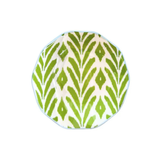 Petite Frond Green Ceramic Ring Dish
