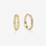 Ashley Infinity Reversible Hoops 1"