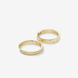 Ashley Infinity Reversible Hoops 1"