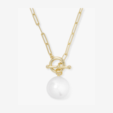 Life's A Ball Pearl Pendant Necklace