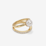 Perfect Pearl Stacked Ring