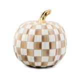 Mocha Check Medium Pumpkin
