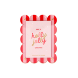 Peppermint Stripes Mini Acrylic Picture Frame