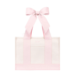 Canvas Tote Bag, Ballet Pink Bow