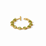 Cobblestone Tennis Bracelet, Green Cat's Eye