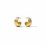Cobblestone Statement Hoop, Gold