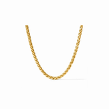 Cobblestone Link Necklace, Gold
