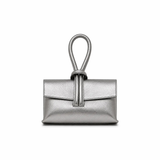Loop Handle Clutch, Pewter