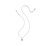 Dira Pearl Short Pendant Necklace, Silver