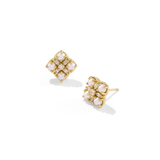 Dira Pearl Stud Earrings, Gold