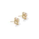 Dira Pearl Stud Earrings, Gold