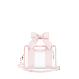 Clear Stadium Bag, Ballet Pink Bow