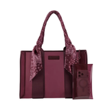 Jelly Tote w/ Phone Pouch, Mulberry Twilly