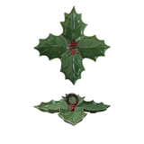 Holy Leaf Sectioned Serving Dish
