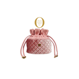 Ultra Jewelry Case, Blush Velvet Quilted