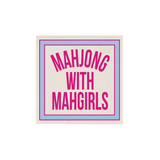 Mahjong with Mah Girls Cocktail Napkins