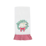Tea Towel Merry Christmas Wreath