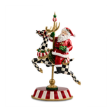 Carousel Santa Figurine