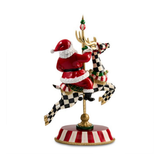 Carousel Santa Figurine