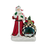 Illuminated Santa's Wish List Figurine