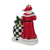Illuminated Santa's Wish List Figurine